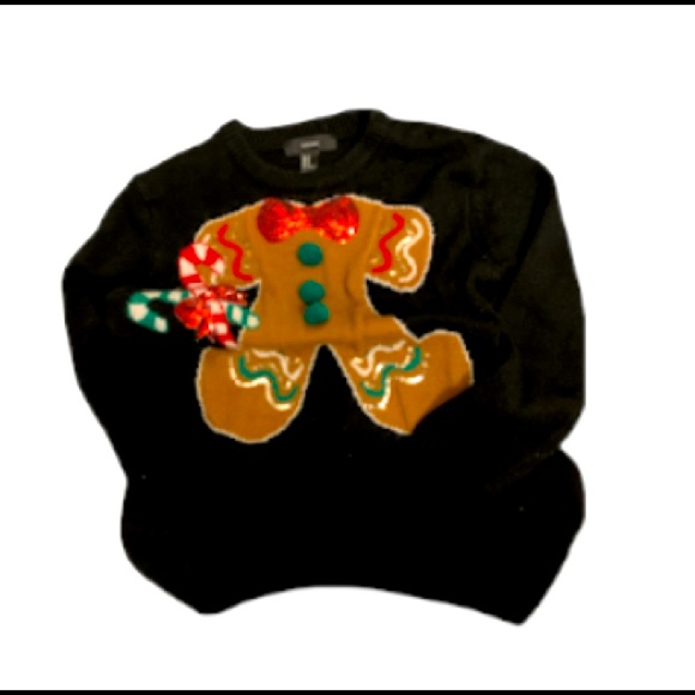 Christmas sweater with Gingerbread perfect for the holidays!